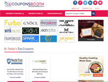Tablet Screenshot of couponsbooth.com